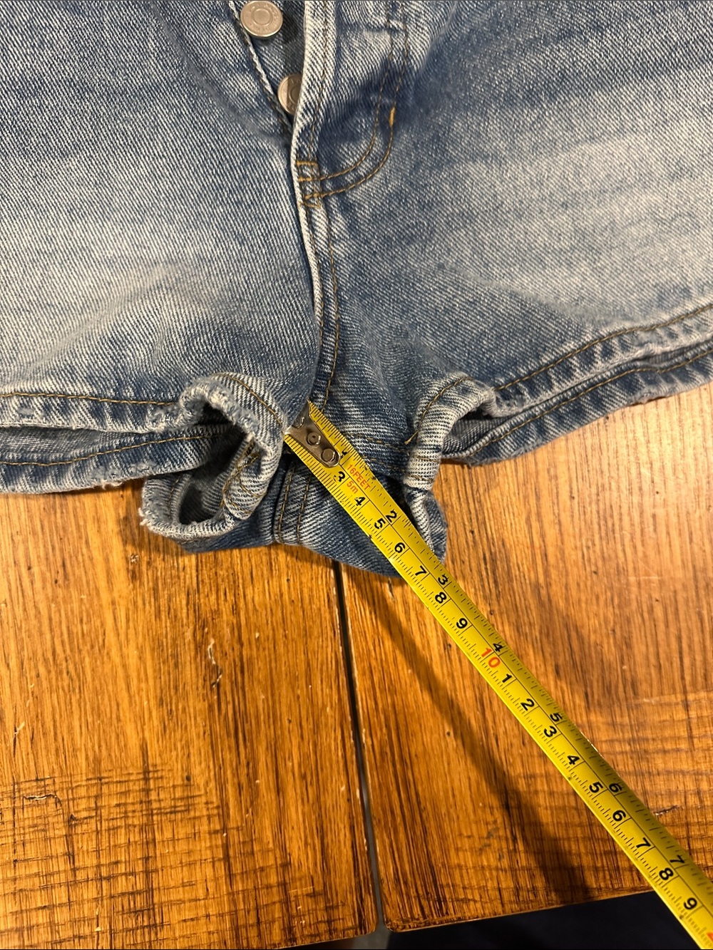 PACSUN High Rise Festival Jean Shorts - Picture 2 of 5